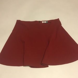 Old Navy Red Flippy A-Line Skirt size 16